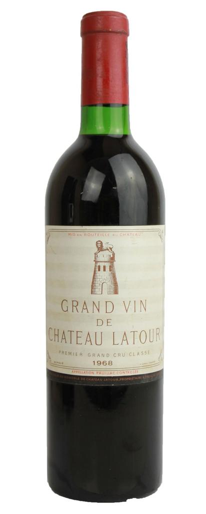 CHATEAU LATOUR 1968　シャトーラトゥール1968 シャトー ラトゥール 1968 Chateau Latour フランス ボルドー